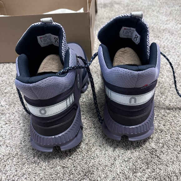 On Running Cloud Hi Edge Pepple & Lilac Sneaker Size 11 - Picture 5 of 11